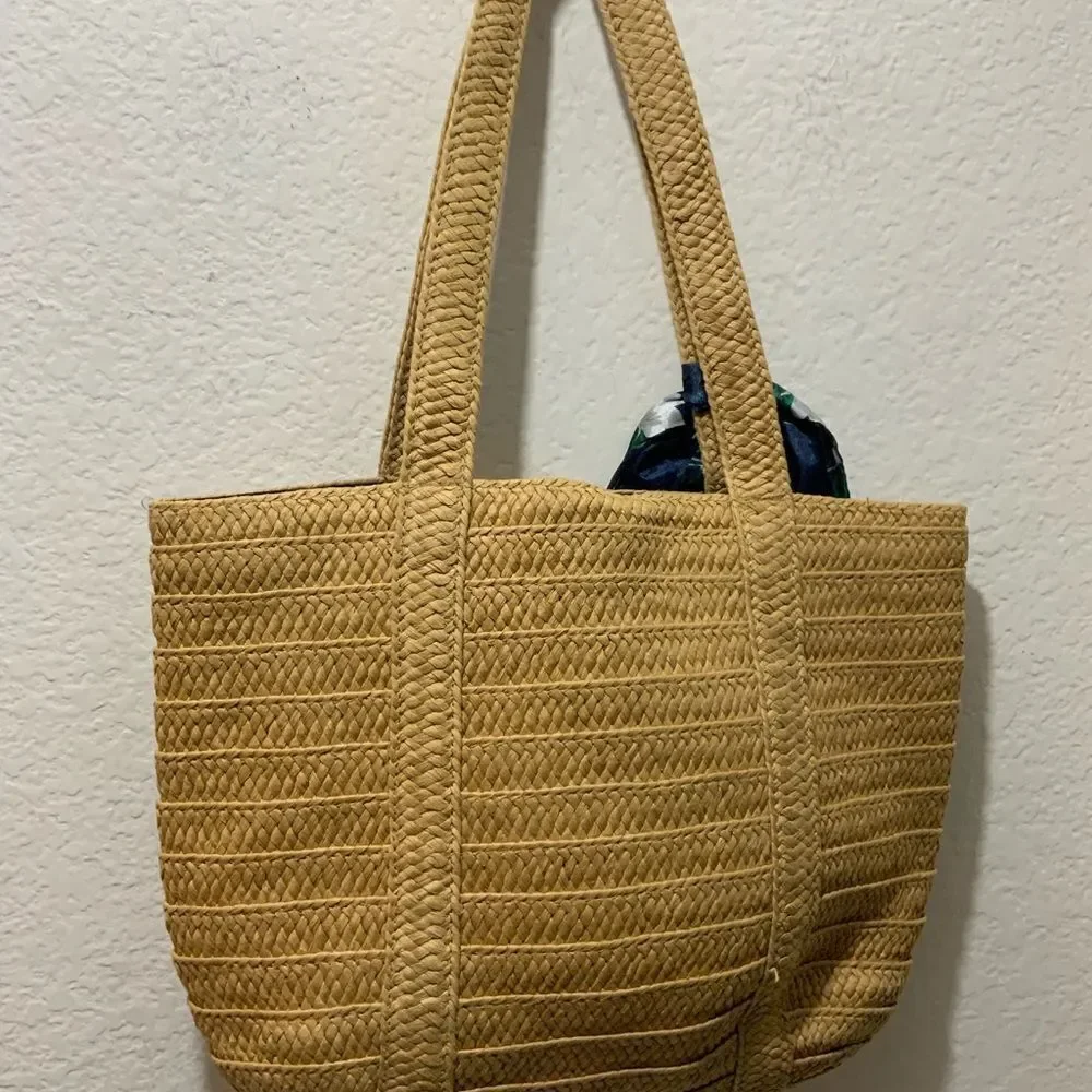 Draper James straw bag